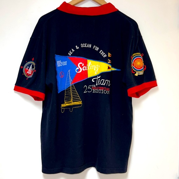 YACHT CLUB POLO SHIRT BY GAZZOIL FRANCE - Picture 4 of 8